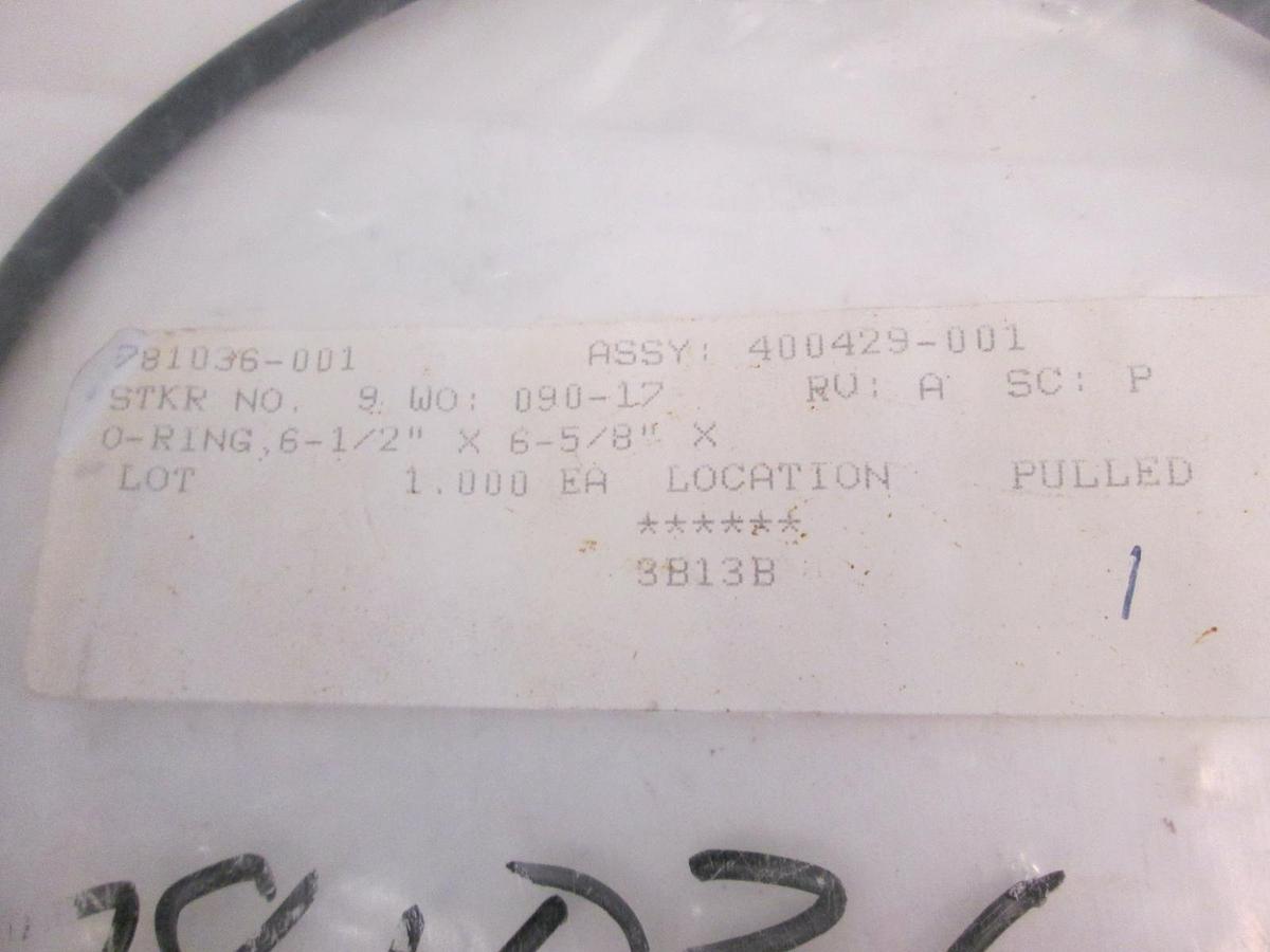 O-Ring Fitting 6-1/2" x 6-5/8", 400429-001, New
