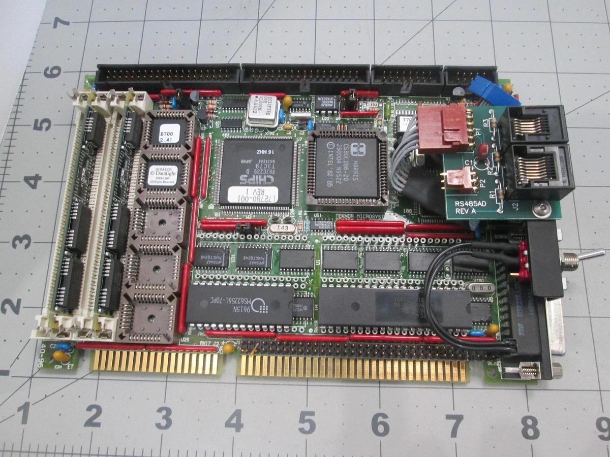 Teknor, TEK-AT1, T700 6-16, SBC PCB Assy w/ R2 Adapter, 172780-001, New