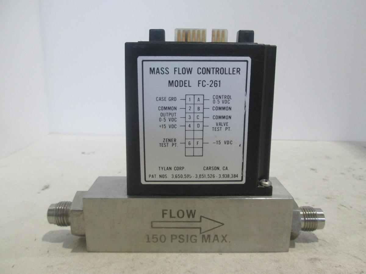 Used Tylan, FC-261V, Mass Flow Controller, 10 SLPM, H2, Used