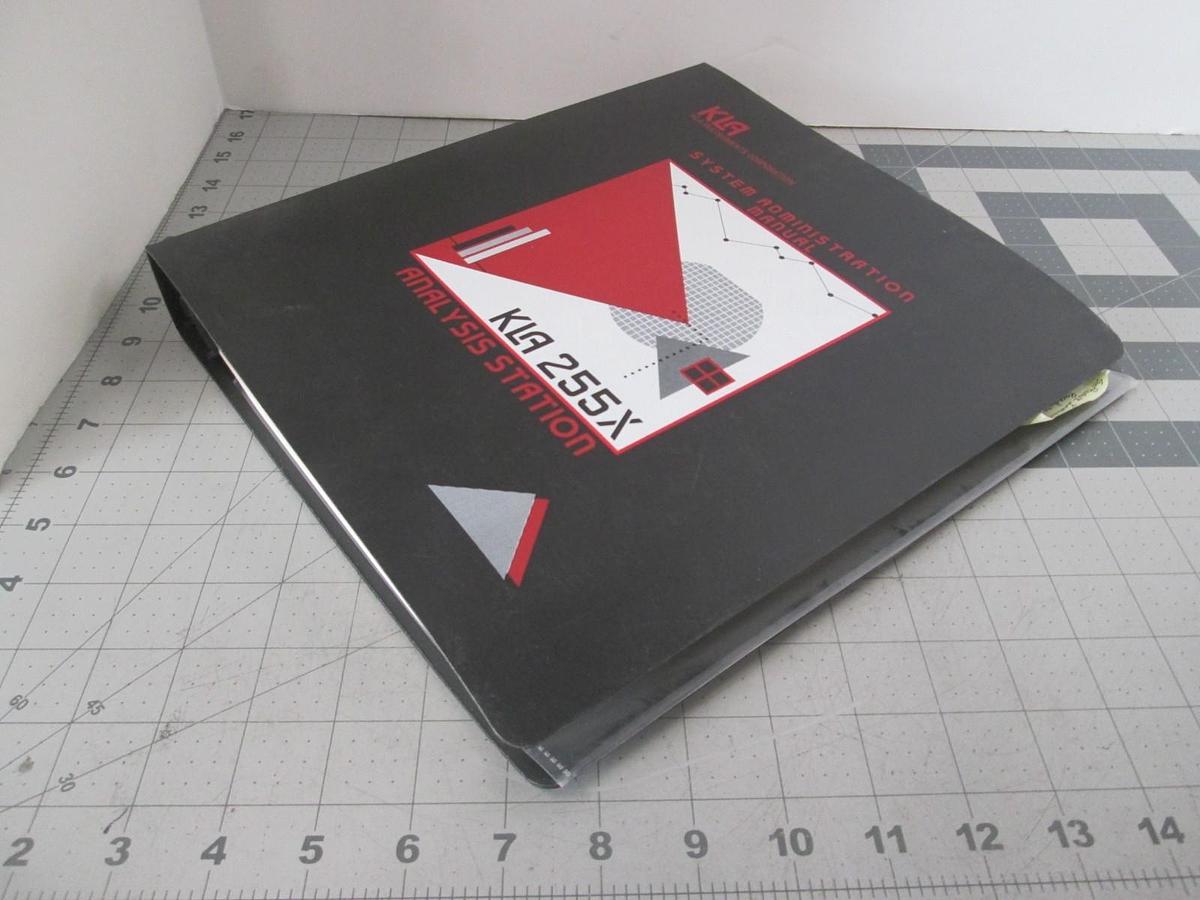 Used KLA, 25X1 Analysis Workstation, Software Installation Instruction for 3.6 , Used