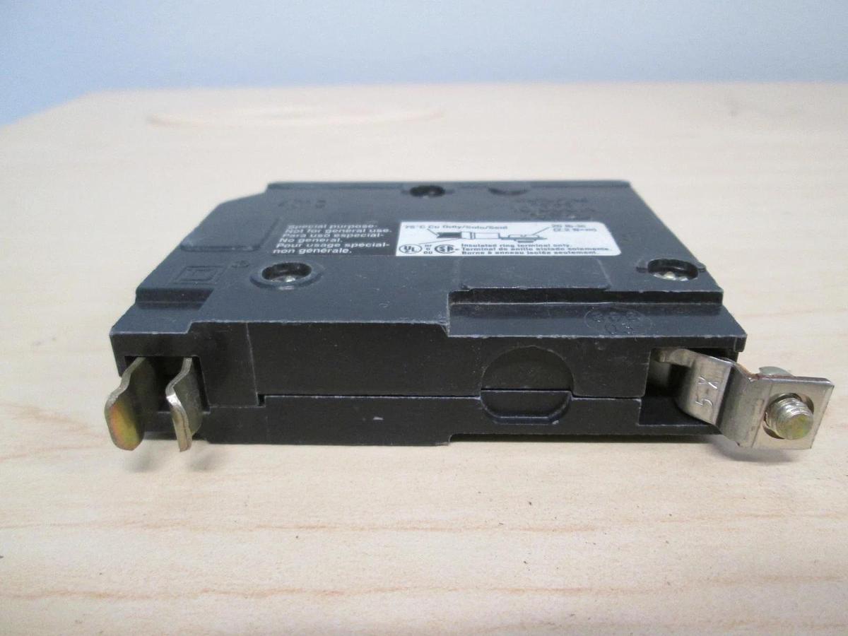 Used Square D, ZZ-7158, Type QOB, Single Pole Circuit Breaker, 10kA, Used