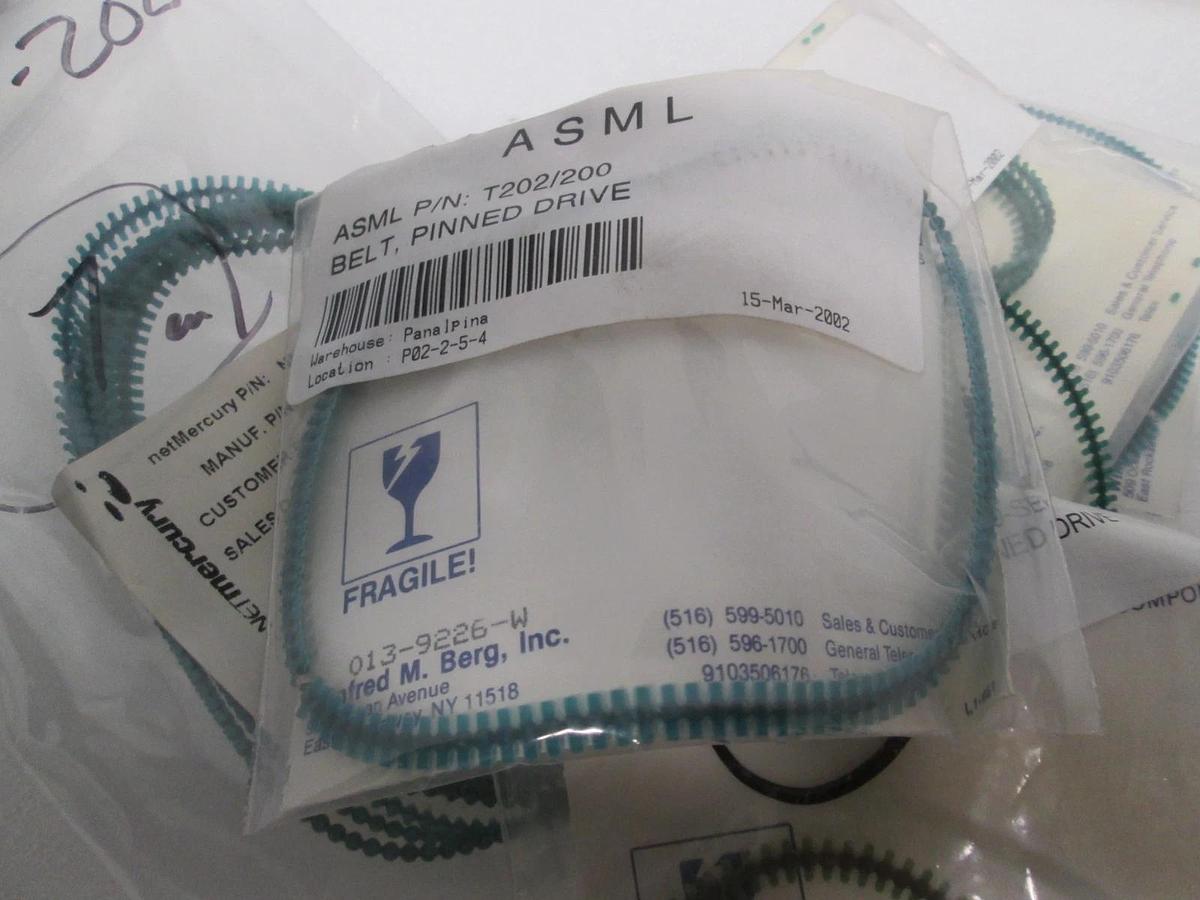 ASML, Belt, Pinned Drive, 202-200, New, Lot of 15