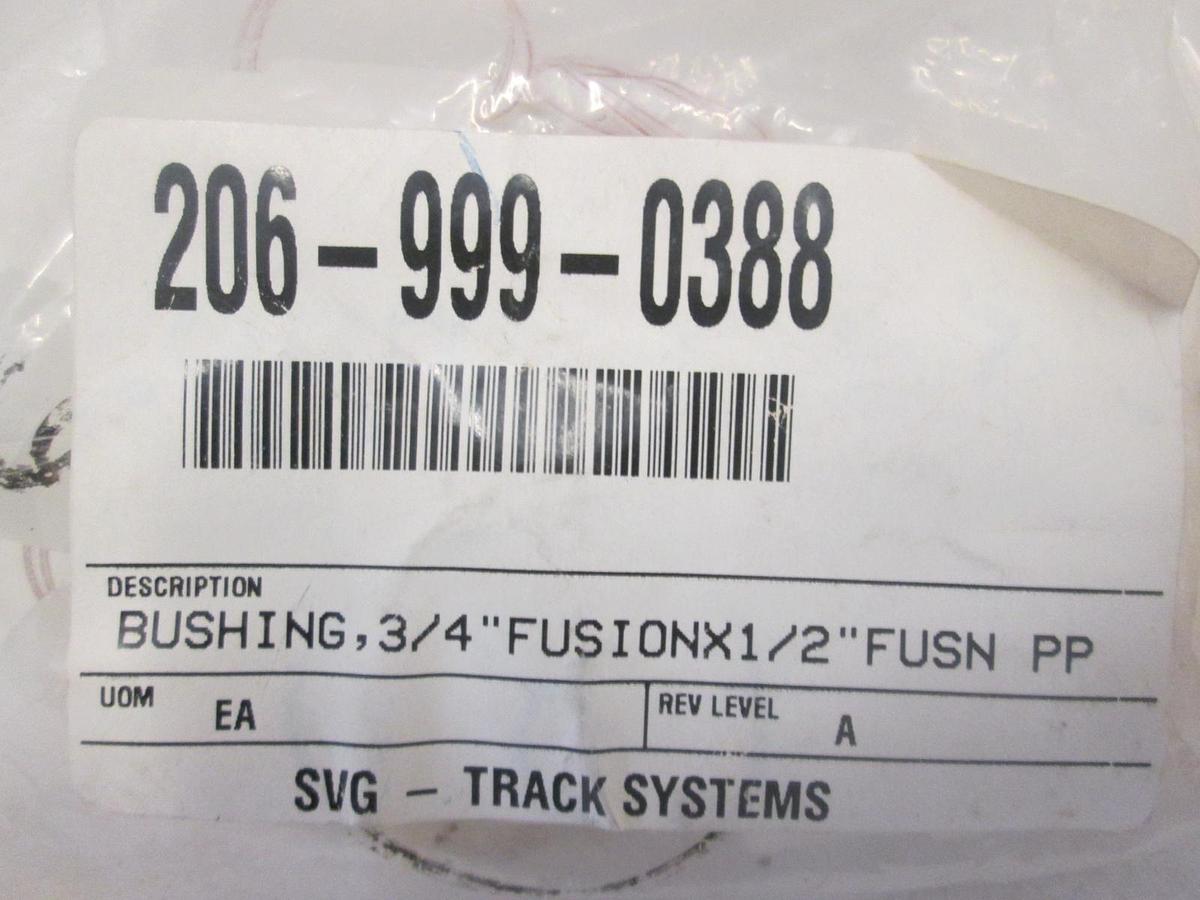 GEORGE FISCHER, 837-101F, BUSHING, 3/4" FUSIONX1/2"FUSN PP, New, Lot of 12
