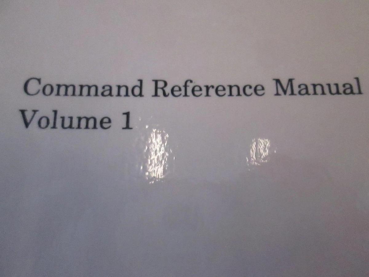 Used HP 3852A Data Acquisition/ Control Unit Command Reference Manual, Vol. 1, Used