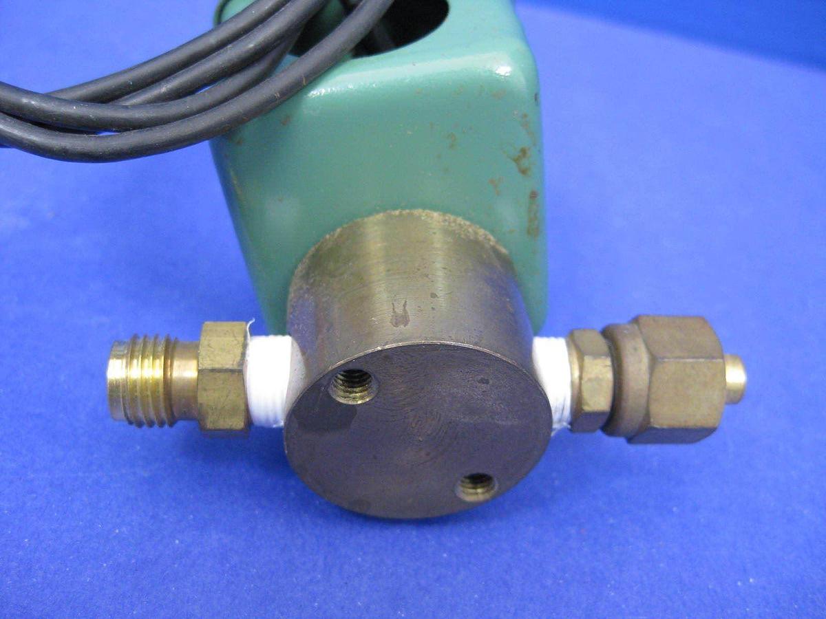 Used Asco 8262C31 Red Hat Solenoid Valve, 1/8", 24 VDC, 50/60/80 psi, Used