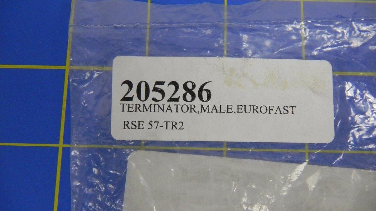 Used Turck RSE 57-TR2 Terminator, Male, Eurofast, Sensor, Connector Plug, U2251-1,NIB