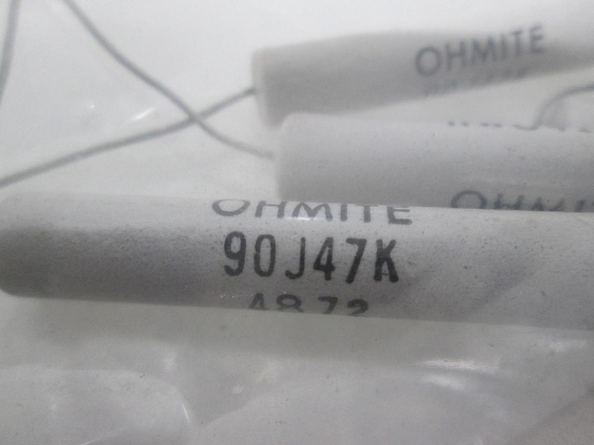 Ohmite, 90J47K, 11 Watt Resistor, New, Lot of 5