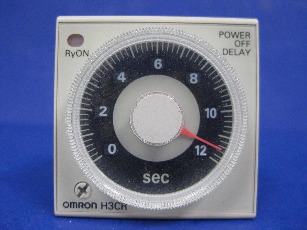 Used OMRON H3CR-H8RL Time Delay Relay, 0 .6 to12 SECONDS, Used