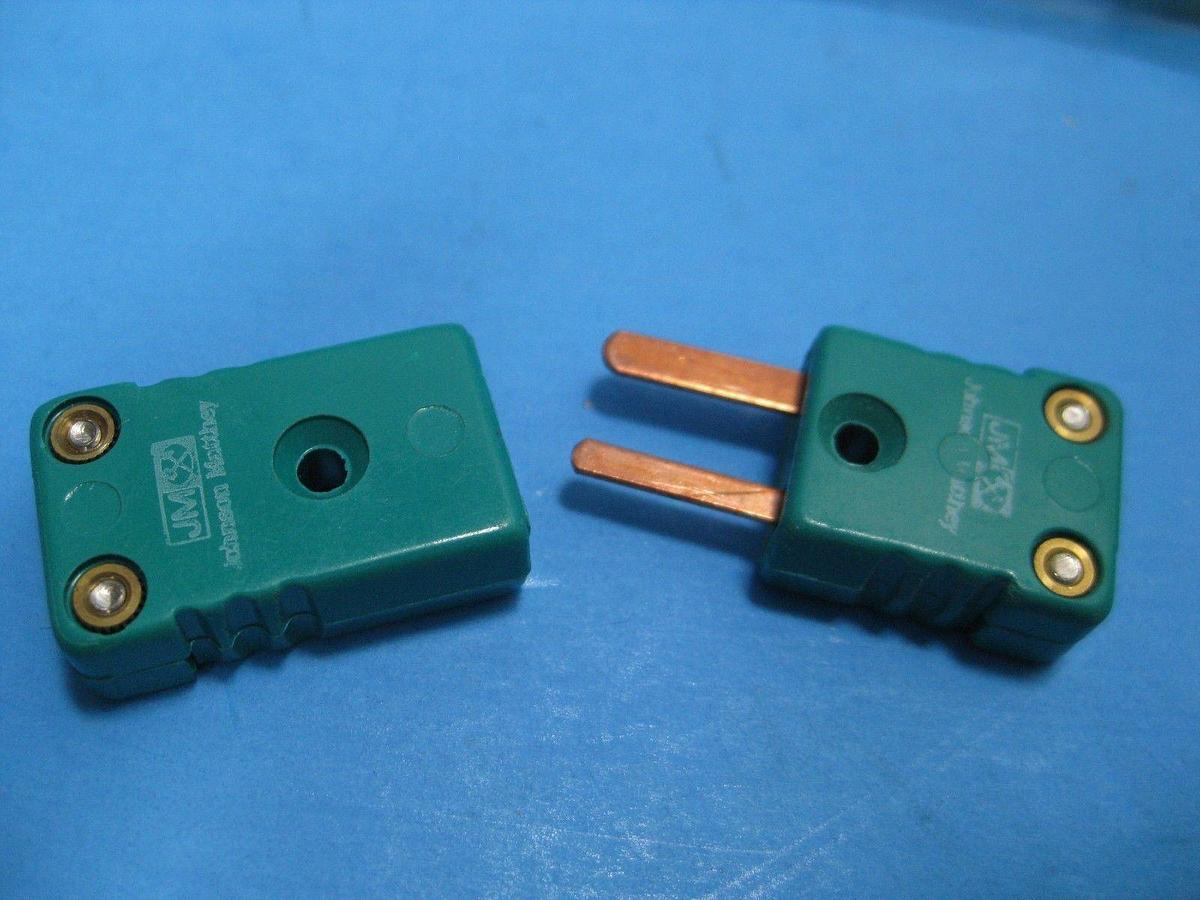 Johnson Matthey Type R Thermocouple, Miniature Quick Release, Lot of 9 M/F, New