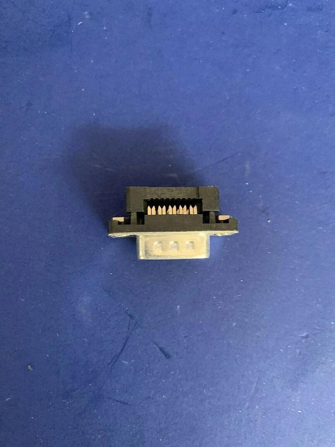 HDF-09F D-Sub Connector 9-Pin Male Plug, Lot of 100+, New