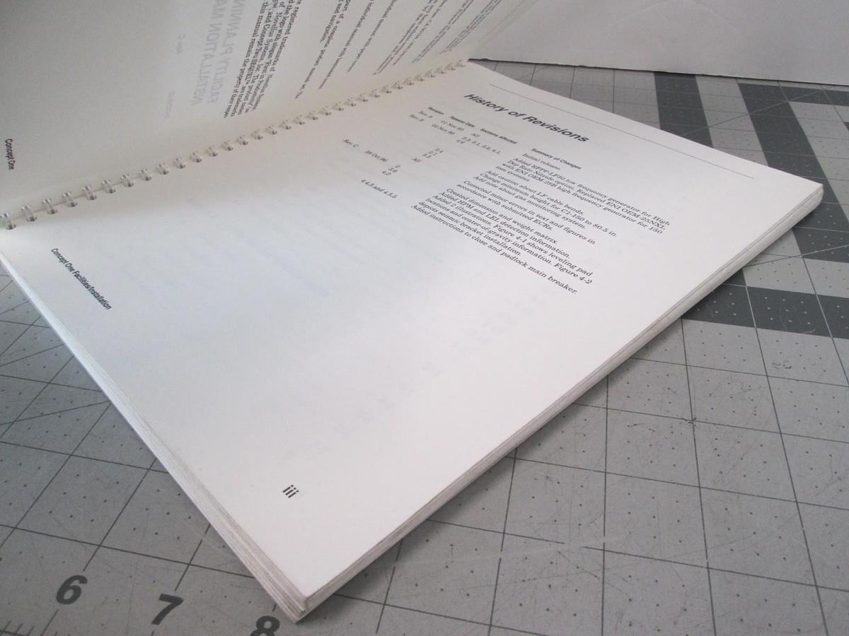 Used Novellus, Dielectric CVD System, Facility Planning and Installation Manual, Used