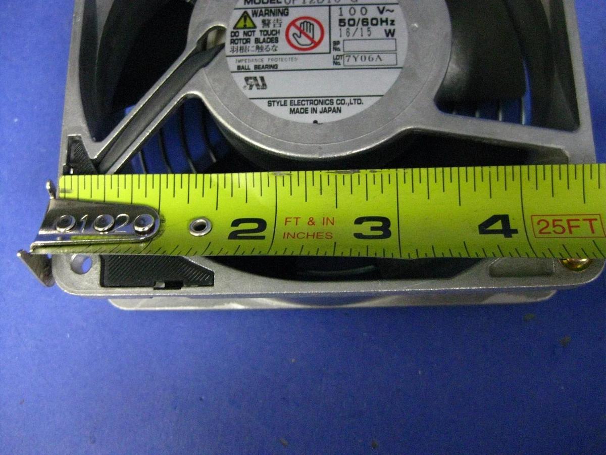 Used Style Electronics Fan UP1D10-G , 100VAC 50/60Hz 16/15W - LOT of 3 Used