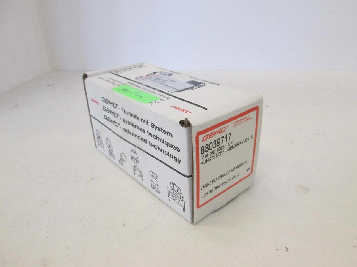 Used Gemu, Diaphragm Valve, 88039717, New