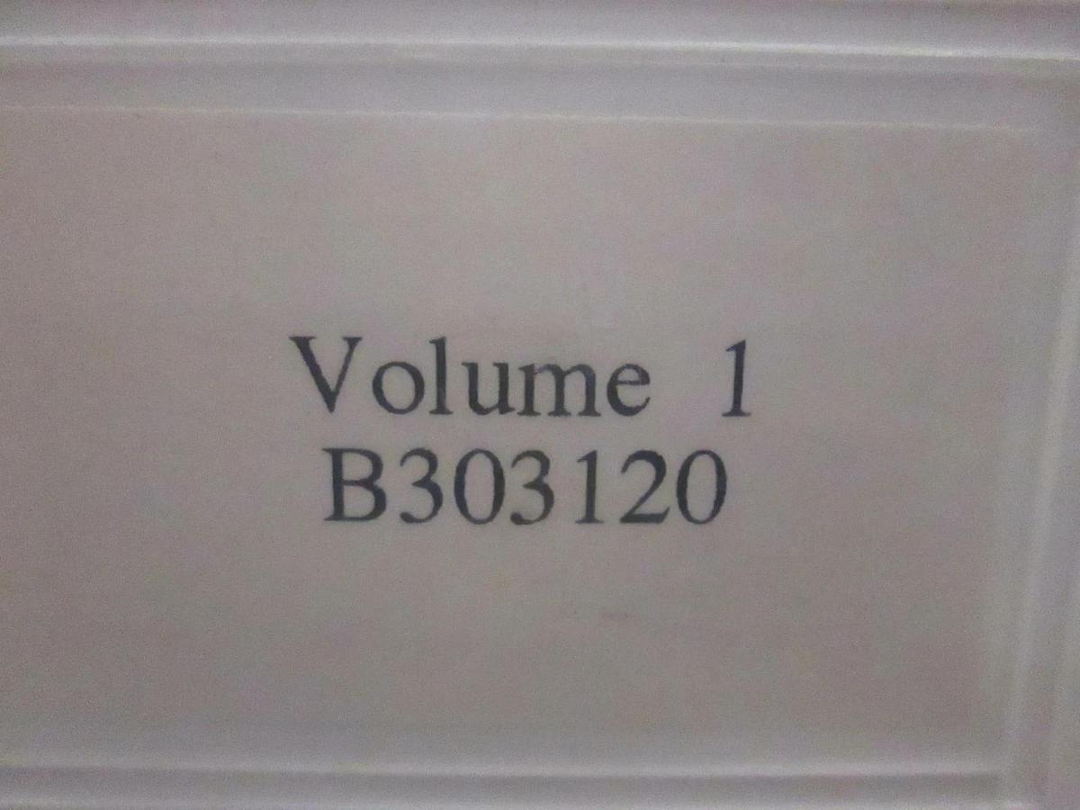 Used Varian-TEL HTO Vertical System Manual, Volume 1 B303120, Used