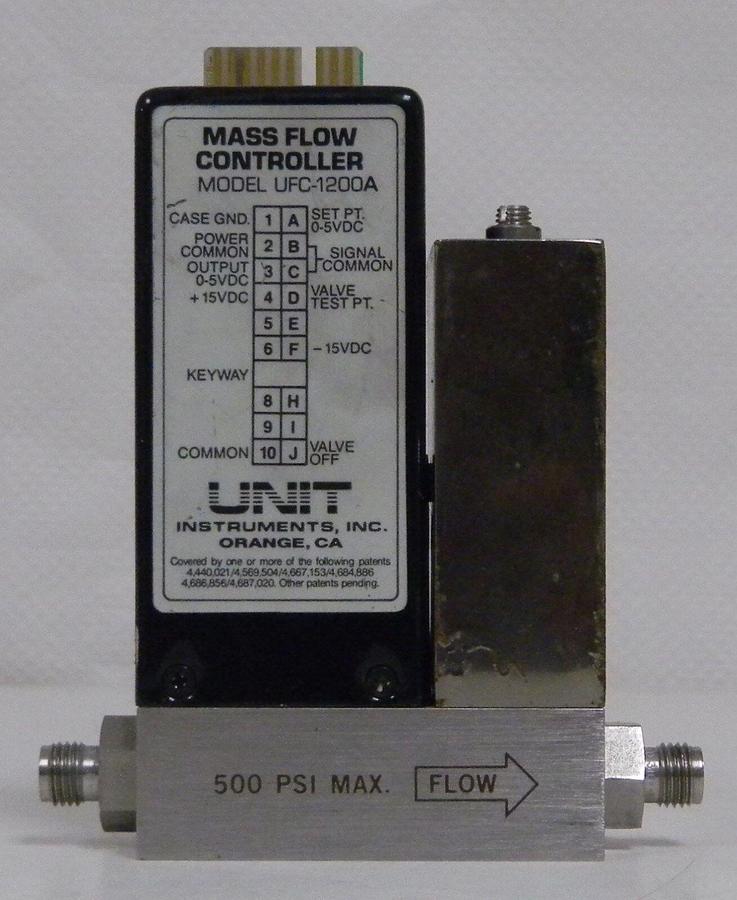 Used Unit UFC-1200A Mass Flow Controller, Gas- N2, Range- 10 SLM, Used