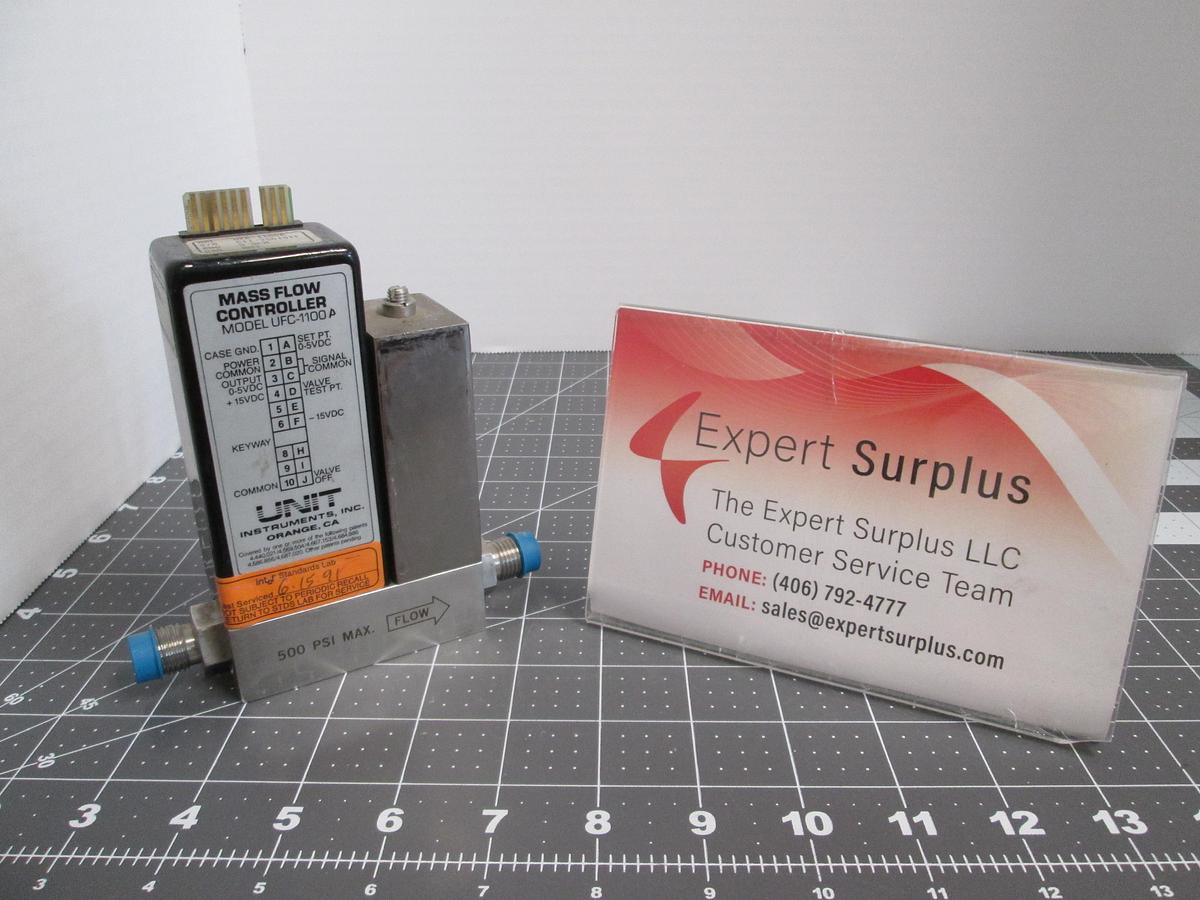 Used UNIT Instruments, UFC-1100A, Mass Flow Controller 5 SLM NH3 Ammonia MFC