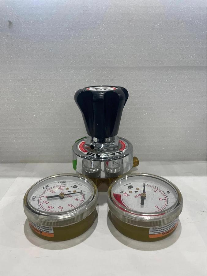 Used Harris, 25GX, Gas Regulator Assy w/ 2 Gauges, Used