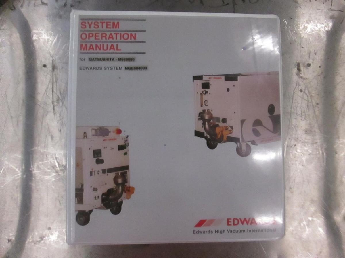 Used Edwards, Vacuum Pump System Installation and Operation Manual, Used