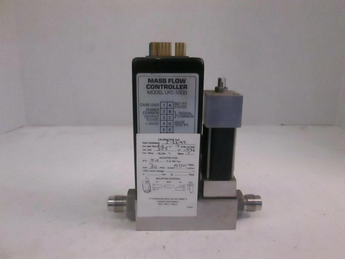 Used Unit UFC-1000 Mass Flow Controller MFC, TCA (C2H3CL3), 200 SCCM