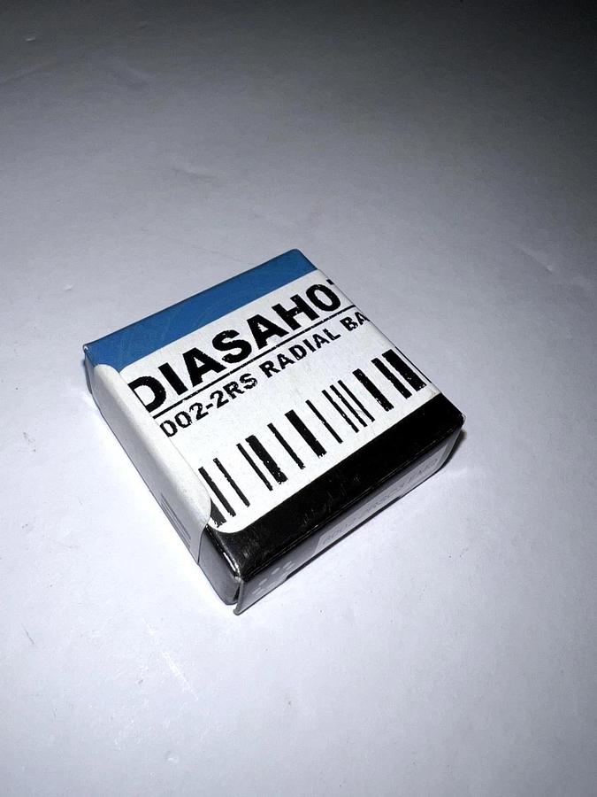 Used AXIS DIASAH076 6002-2RS Radial Ball Bearing 15X32X9, New