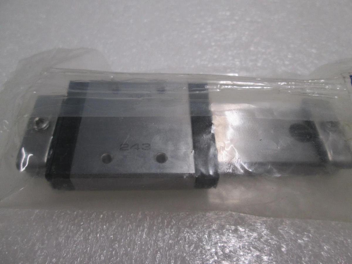 Used THK, RSR9WVMUU+80LM, Bearing Guide Block w/ Slide Rail, New