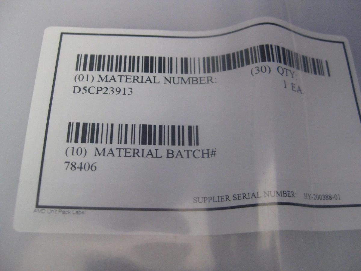 TEL Tokyo Electron DV51 Seal Cap Plate D5CP23913, New