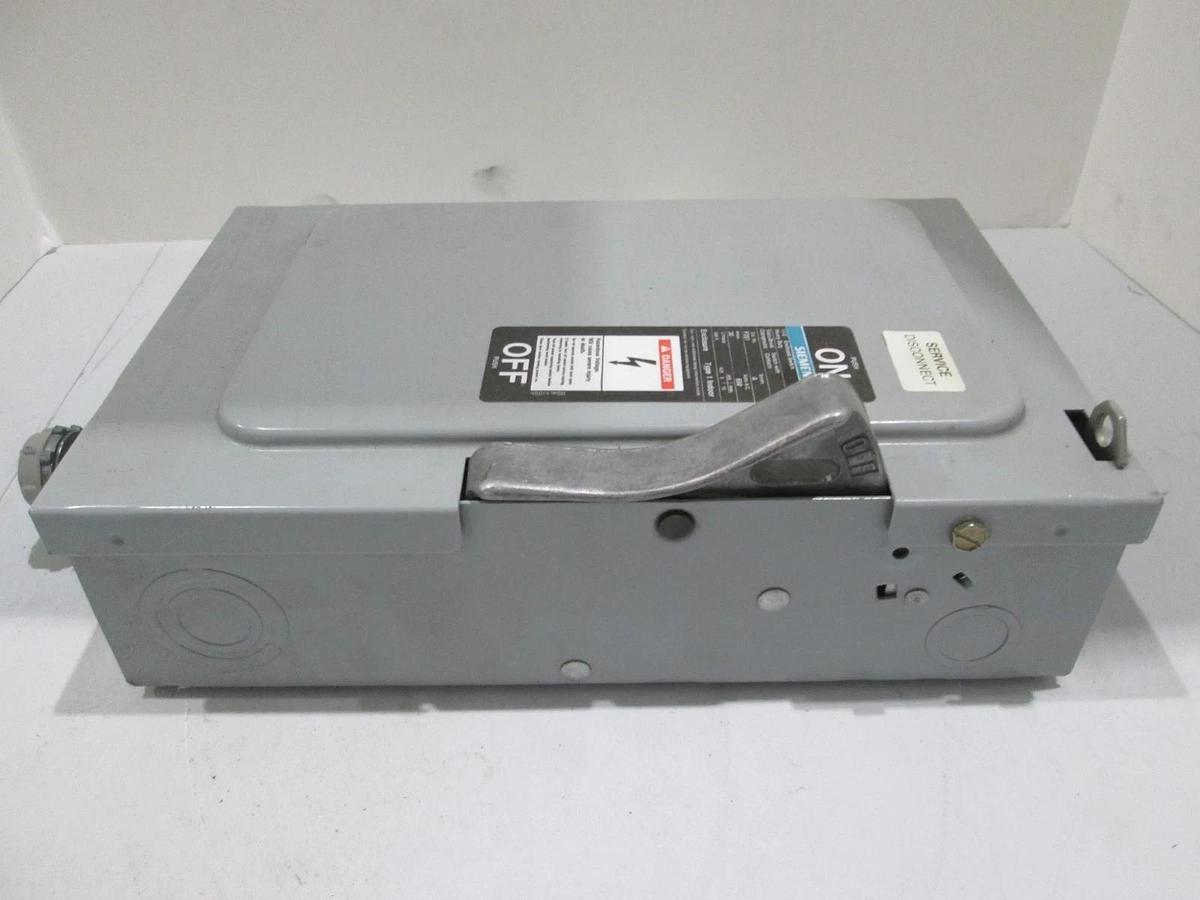 Used Siemens, I-T-E, F351, Enclosed Switch, Heavy Duty, 30A, 600V, Used