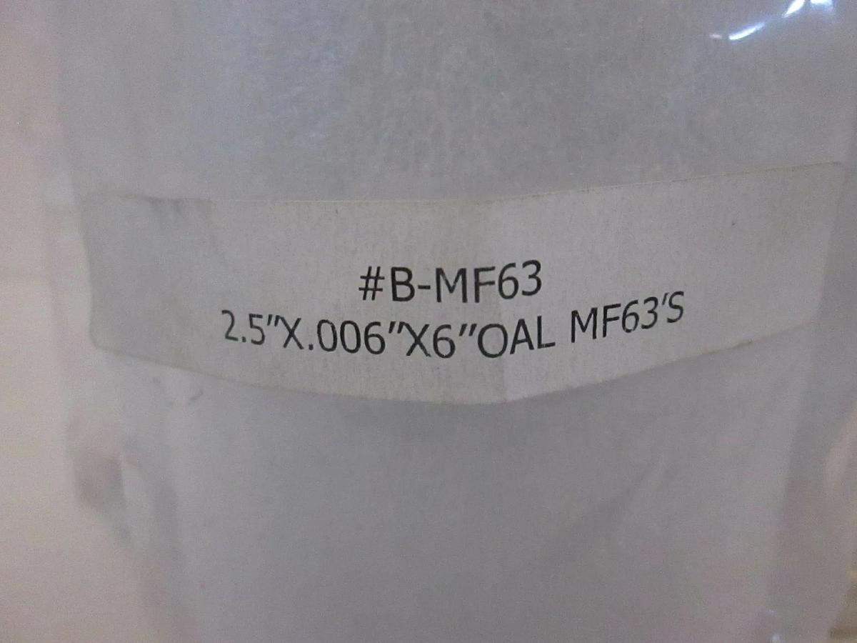 Bellows, sst , 2.5"x.006"x 6"OAL MF63's, New, Lot of 3