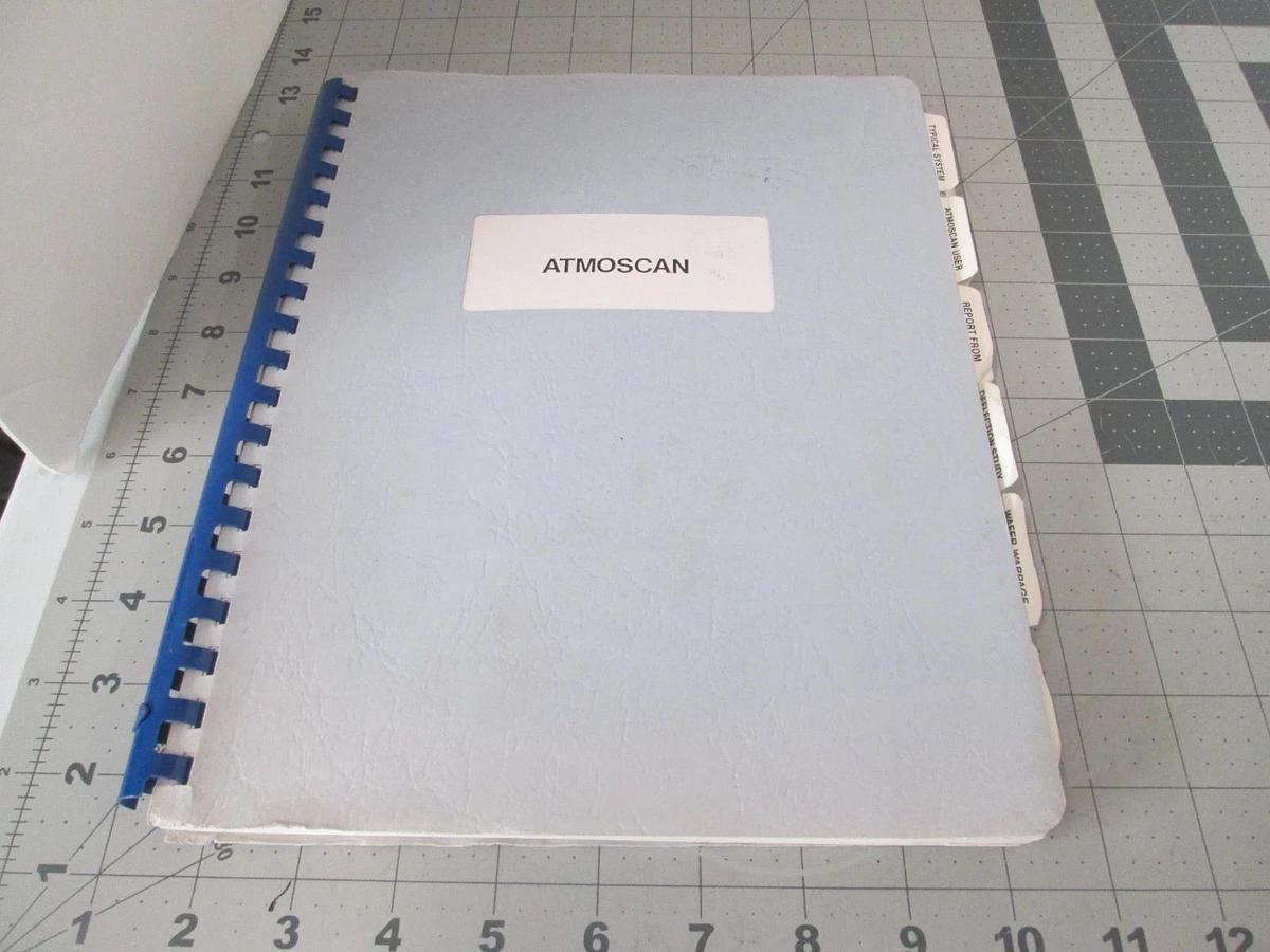 Used Amtech Systems, Atmoscan Manual, Used