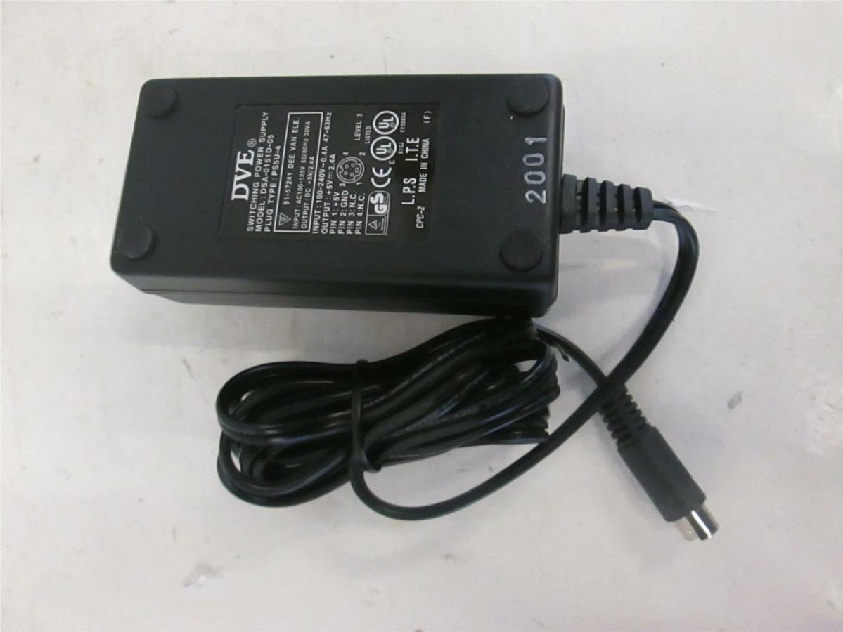Used DVE Switching Power Supply, DSA-0151D-05, Used