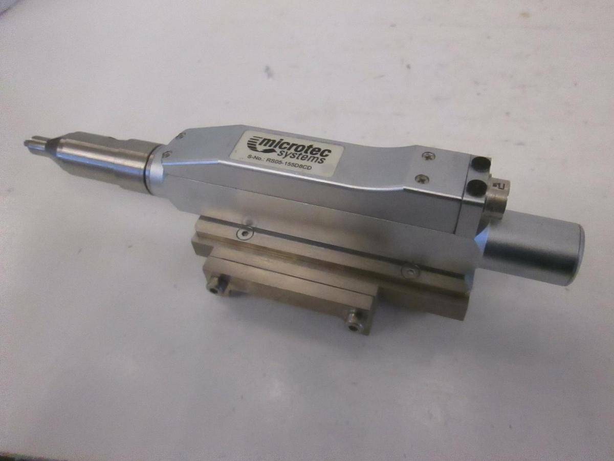 Used Microtec Systems, RS05-155D Microdrive RS Transducerized Screw Tightening, Used
