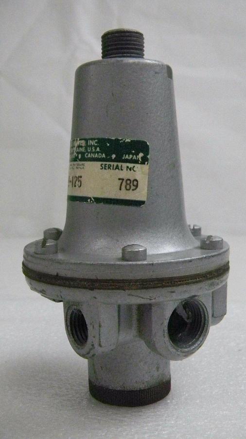 Used Watts 119-3P Regulator, Model M, 3/4" In/Out, 1/2" R/L, 1-125PSI, Used