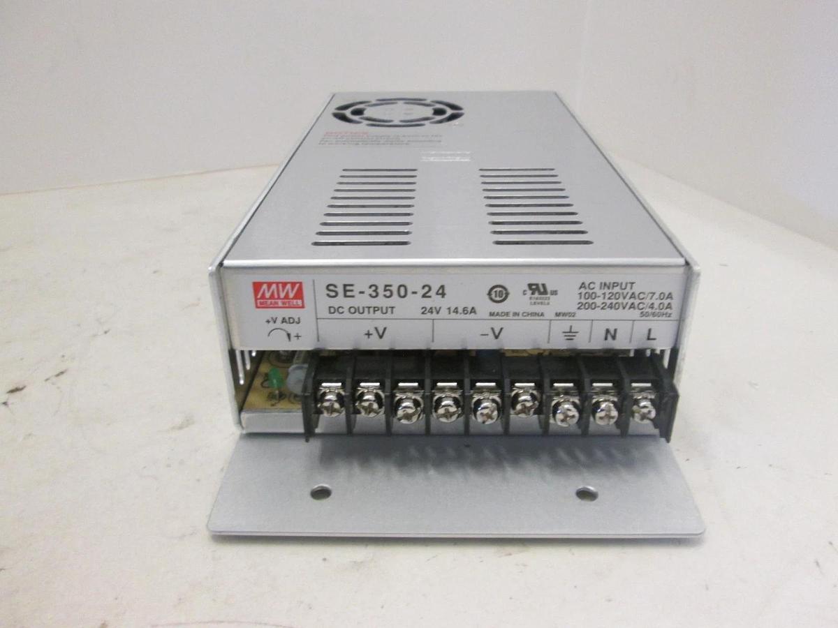 Used Mean Well, SE-350-24, Power Supply, 24V, 14.6A, Used