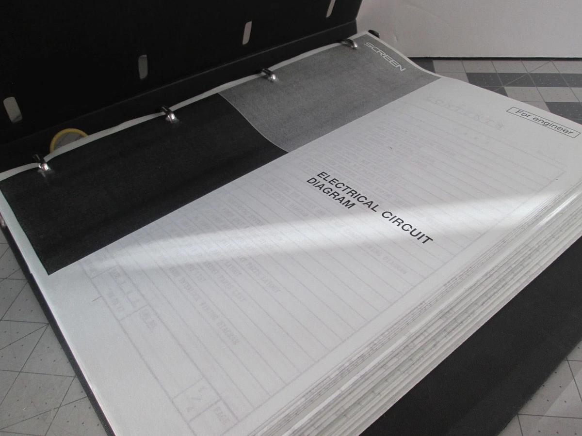 Used Screen, FL-820L, Electrical Circuit Diagram Wet Station Manual, Used