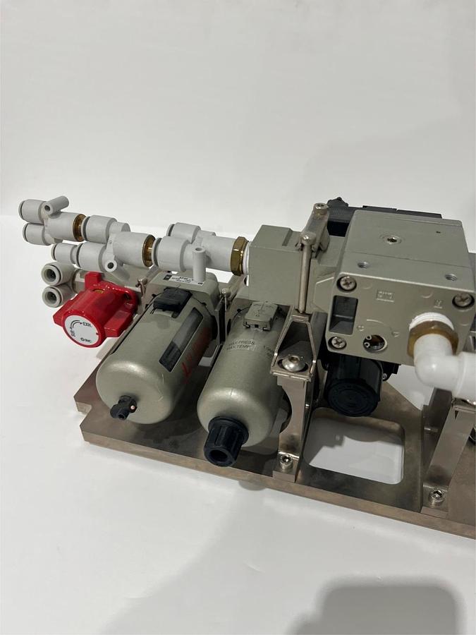 Used SMC, air Regulator Assy w/ Gauge & Valves, Used