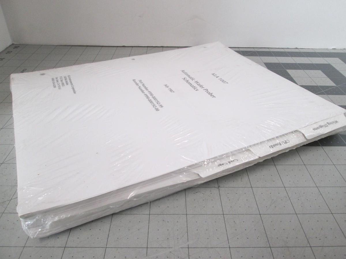 Used KLA, 1007, Automatic Wafer Prober Manual, 990-800192-99, New