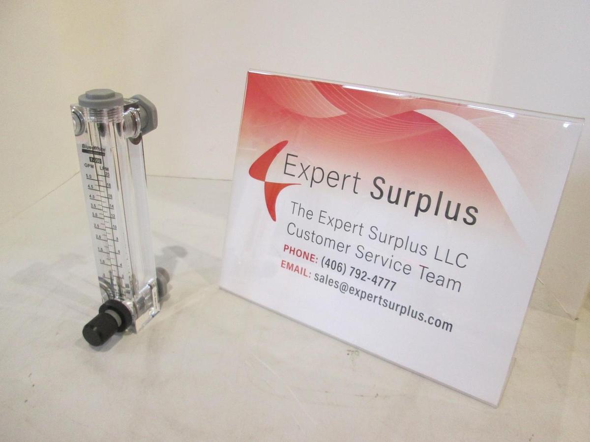 Blue-White Industries, F-550, Flowmeter, 0-5 GPM, New