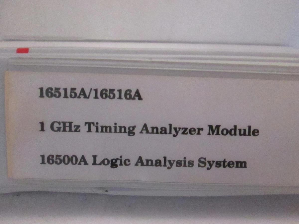 Used HP 16515A/16516A 1GHz Timing Analyzer Module, Used