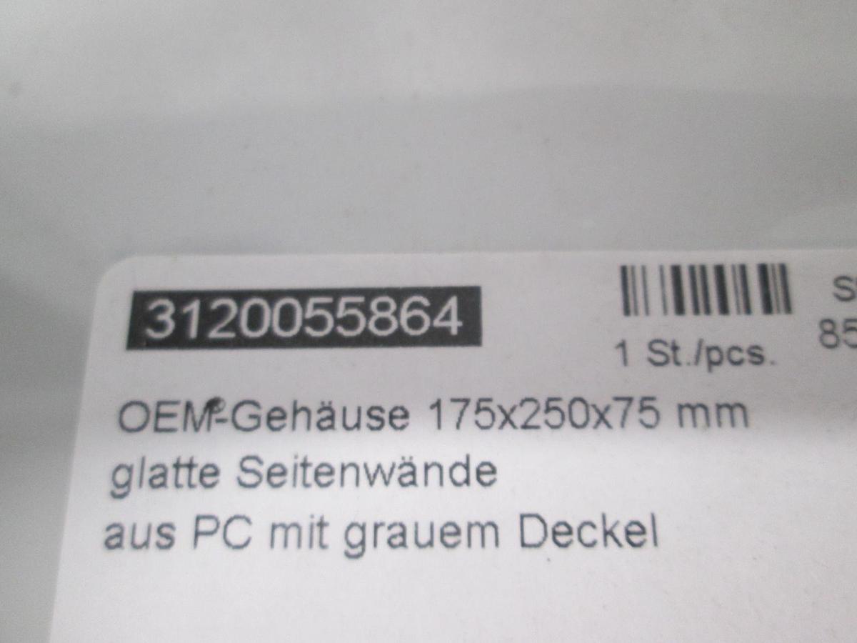 Hummel, Enclosure Box, 175x250x75mm, 200-7358, New