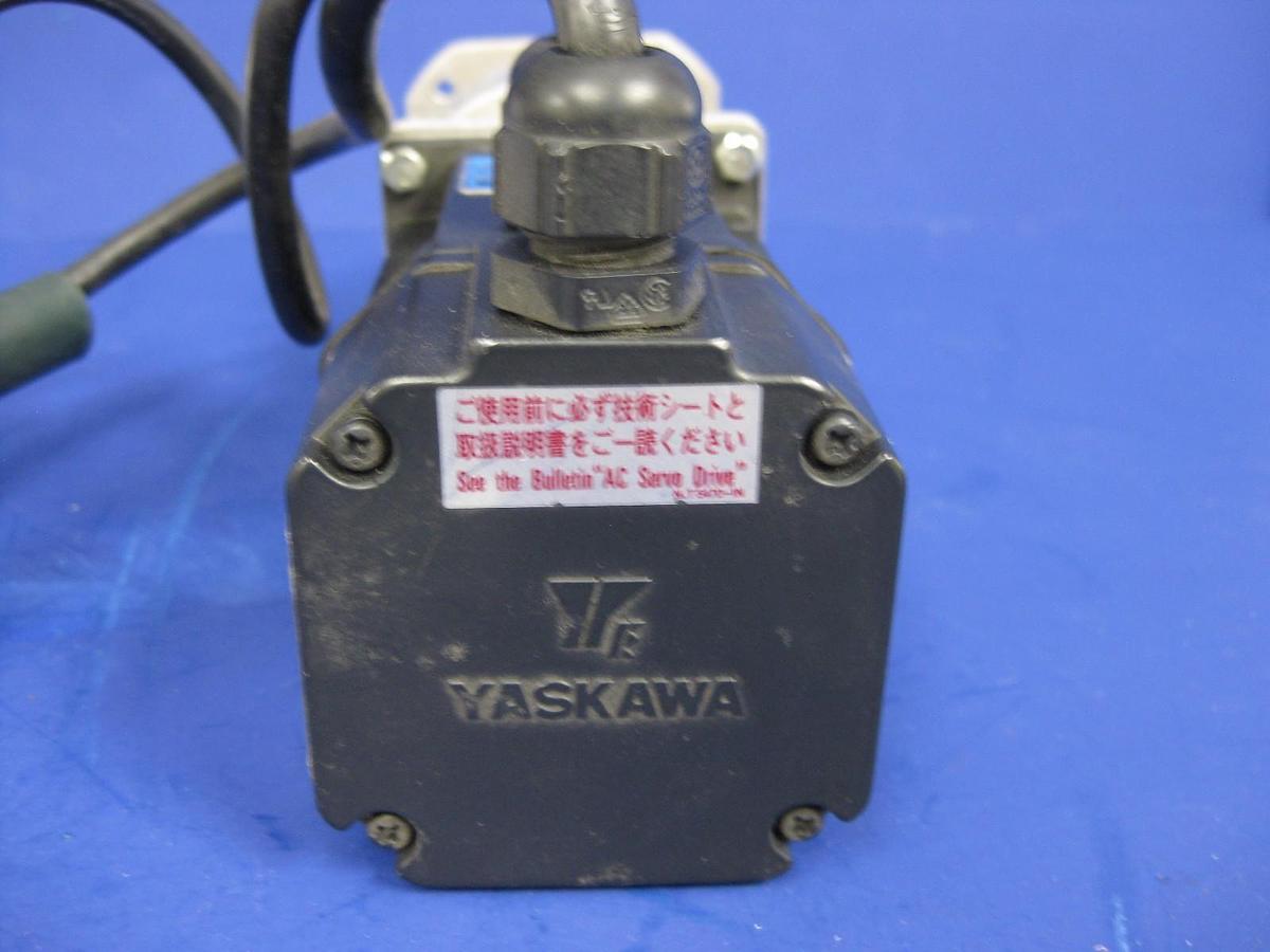 Used Yaskawa USAREM-01DE2K AC Servo Motor w/ IMT Non-Backlash Gear BM2-10B-01YERAK1