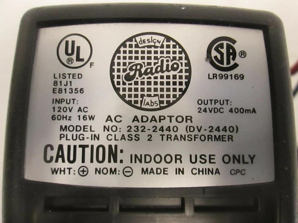 Used Radio Labs Power Supply, 232-2440, Used