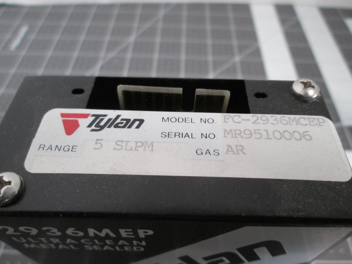 Used Tylan, 2936MEP, EC-2936MCEP, MFC 5 SLPM Aron Ultra Clean Metal sealed