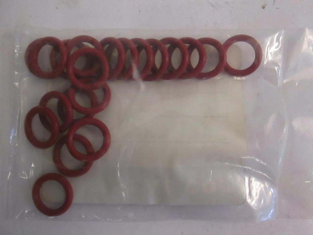 Used Bay Seal Co. Red Silicone Parker O-Ring, 111 Lot of 20