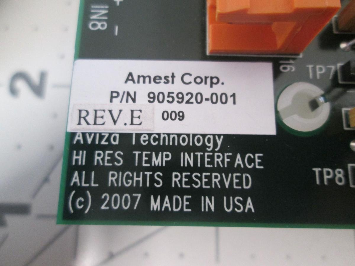Aviza, 905920-001, Hi Res Temp Interface PCB Assy, New