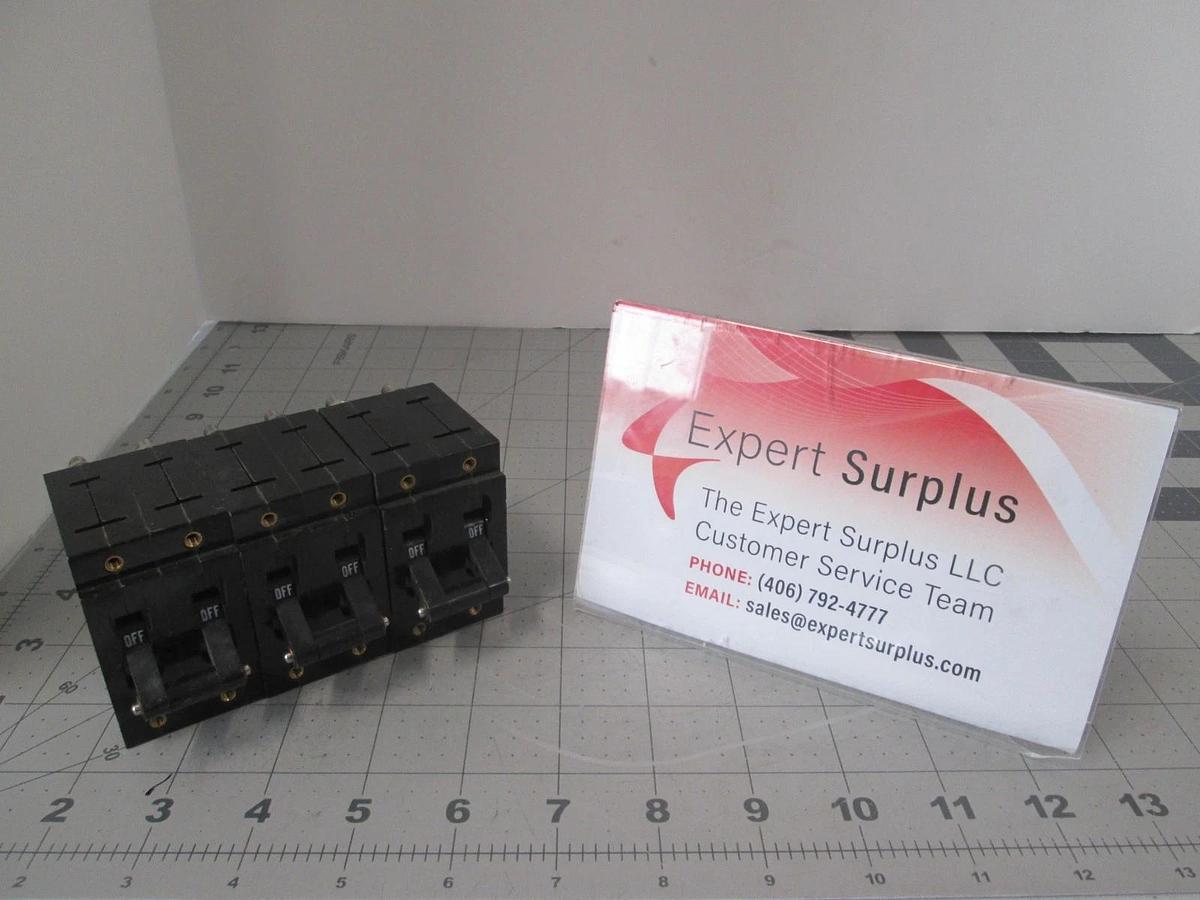 Used Potter & Brumfield, Circuit Breaker, W92-X112-7, 5A, 277 VAC, Used, Lot of 3