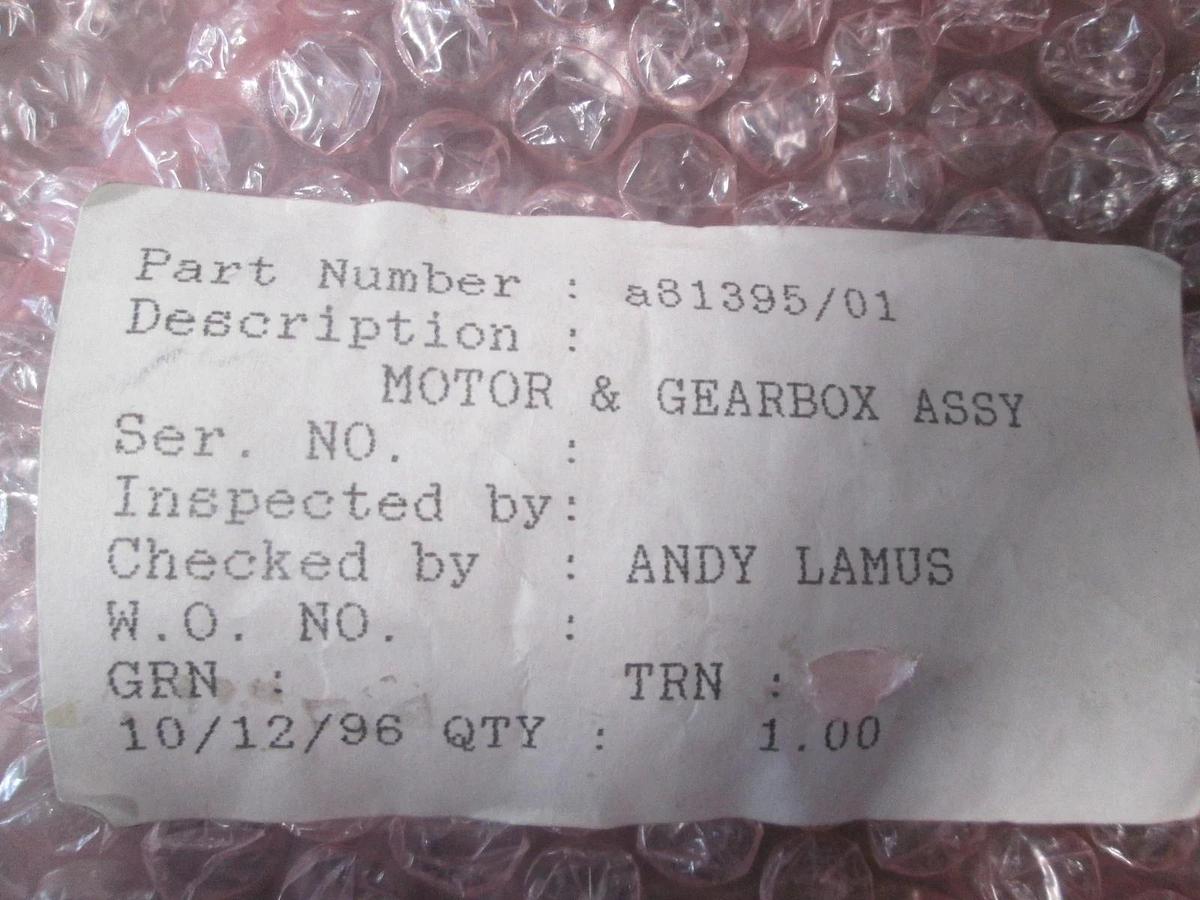 Maxon, 2332.912-12.151-050, Motor and Gearbox Assy, New