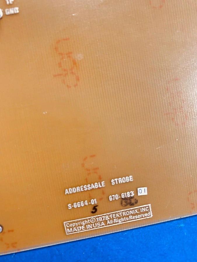 Used Tektronix 670-6183-01 Addressable Strobe PCB, Used