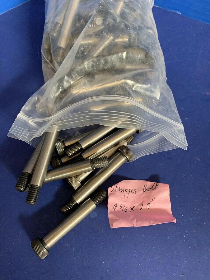 Used Stripper Bolt with Socket Head 3/8"  x 2", Lot of 75, Used