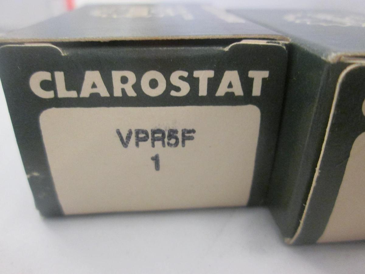 Used Clarostat, VPR5F, OHMS 5K Resistor, New, Lot of 5