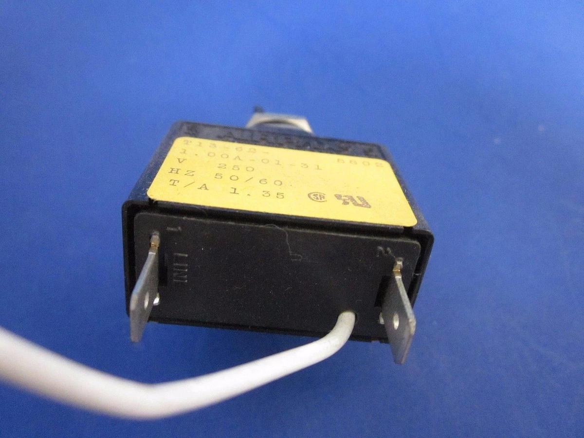 Airpax T13-62 Circuit Breaker w/ Switch, T13-62-1.00A-01-31, new old stock